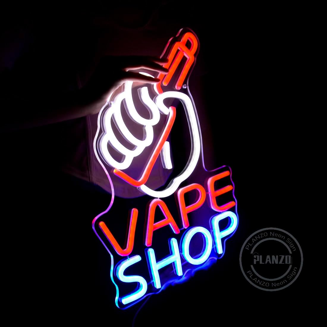 Неоновая вывеска VAPE Shop для – обзор и цена Vaping Store
